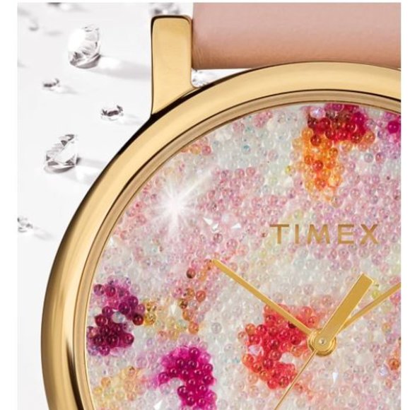NWT Timex Crystal Bloom With Swarovski Crystals